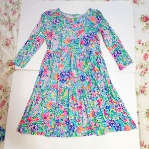 Lilly Pulitzer Geanna Swing Dress in Amalfi Alligator Isle